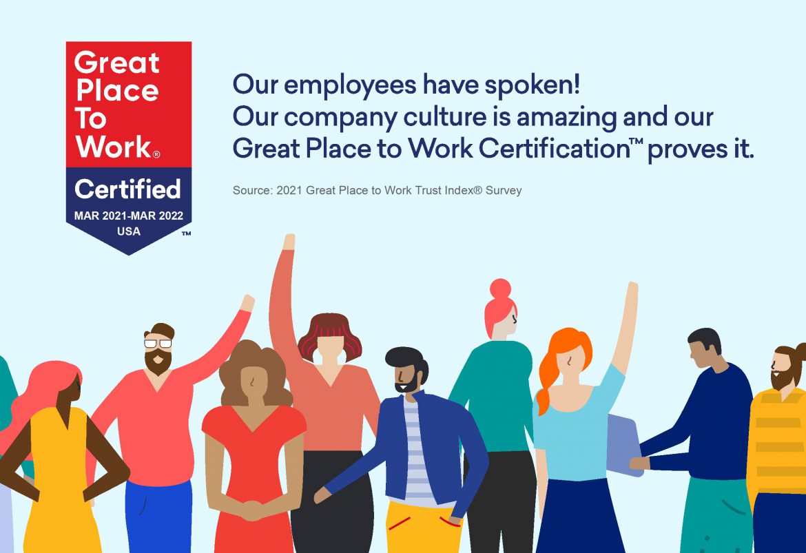 S-One Earns 2021 Great Place to Work® Certification™